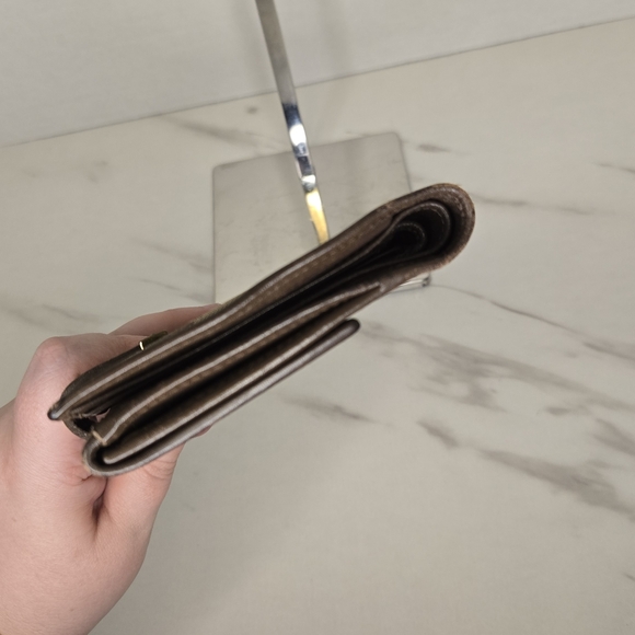Gucci GG Monogram Brown Canvas Compact Wallet - Picture 5 of 14